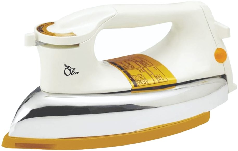 Olea 3-in-1 Inverter Automatic Dry Iron — White & Chrome